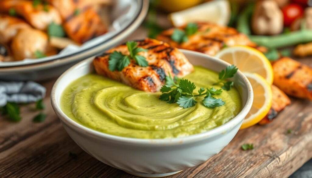 Avocado Sauce for Seafood Dishes