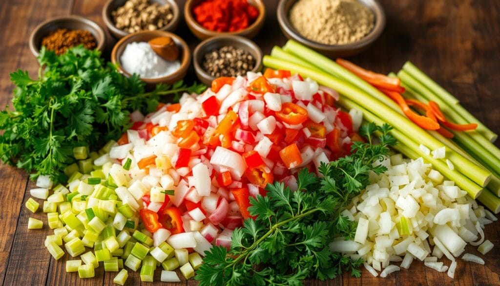 Seafood Dressing Aromatic Base Ingredients