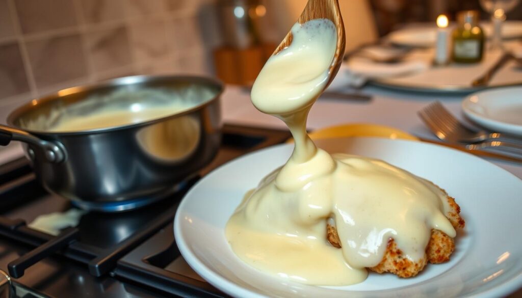 Béchamel Sauce for Parmo Chicken