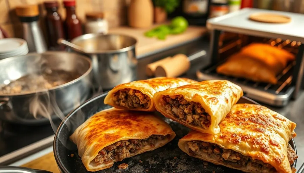 Crispy Beef Chimichanga Cooking Methods